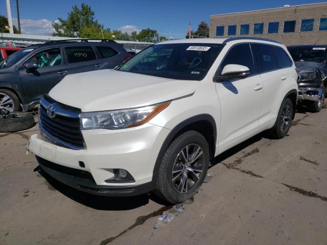 Photo 2 from auction – 2016 TOYOTA HIGHLANDER with VIN 5TDJKRFH4GS281744