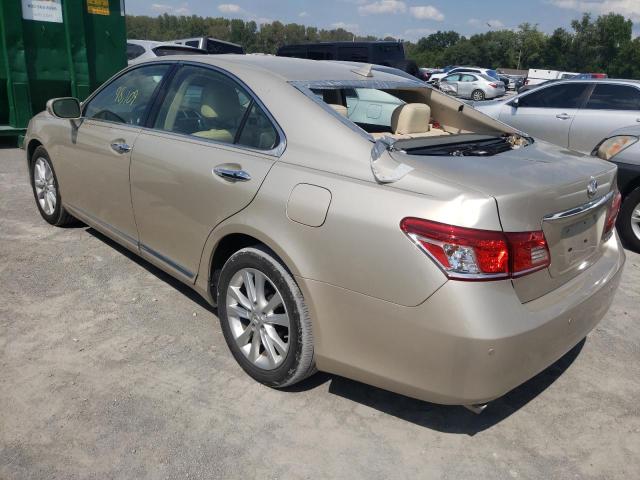 Photo 3 from auction – 2012 LEXUS ES 350 with VIN JTHBK1EG7C2485565