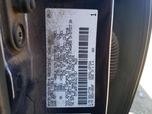 Photo 10 from auction – 2012 TOYOTA TUNDRA DOU with VIN 5TFUW5F18CX217367