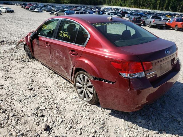 Photo 3 from auction – 2011 SUBARU LEGACY 2.5 with VIN 4S3BMBK64B3222200
