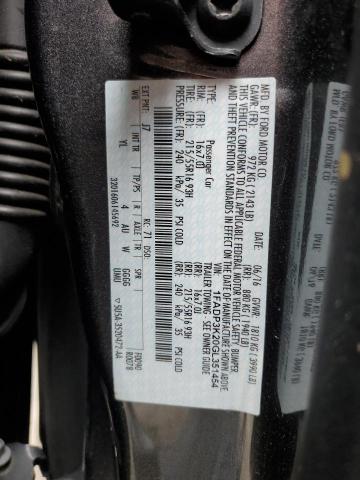Photo 10 from auction – 2016 FORD FOCUS SE with VIN 1FADP3K20GL351454