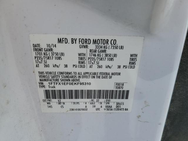 Photo 10 from auction – 2014 FORD F150 SUPER with VIN 1FTFX1EF0EKF95310