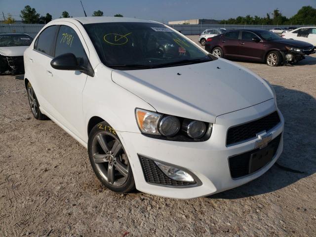CHEVROLET SONIC RS 2014 with VIN 1G1JG5SB4E4182158 - Photo from auction
