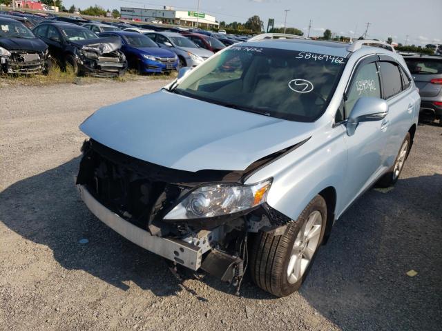Photo 2 from auction – 2010 LEXUS RX 350 with VIN 2T2BK1BA9AC019549