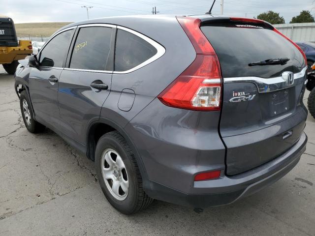Photo 3 from auction – 2016 HONDA CR-V LX with VIN 5J6RM4H38GL126854