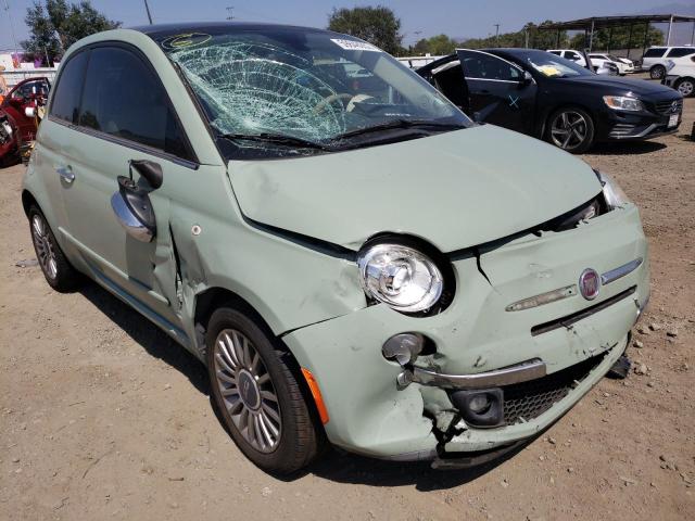 FIAT 500 LOUNGE 2012 with VIN 3C3CFFCR8CT303953 - Photo from auction