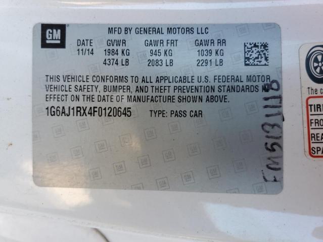 Photo 10 from auction – 2015 CADILLAC ATS PERFOR with VIN 1G6AJ1RX4F0120645