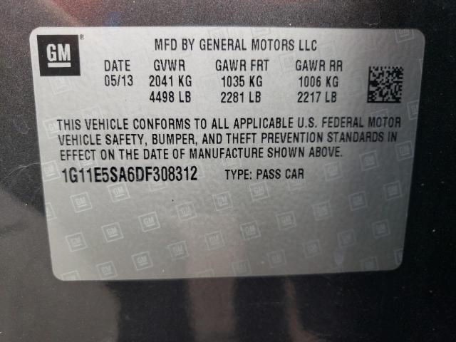 Photo 10 from auction – 2013 CHEVROLET MALIBU 2LT with VIN 1G11E5SA6DF308312