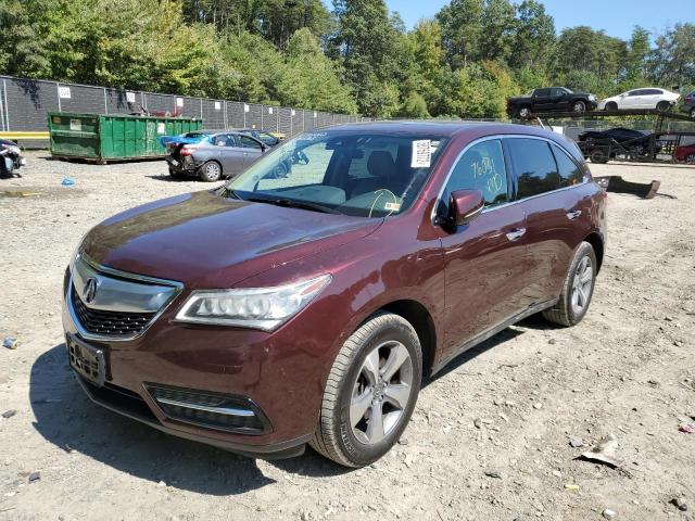 Photo 2 from auction – 2016 ACURA MDX with VIN 5FRYD4H20GB031215