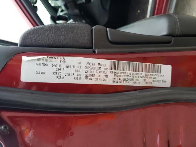 Photo 10 from auction – 2018 JEEP GRAND CHER with VIN 1C4RJFBG0JC441080