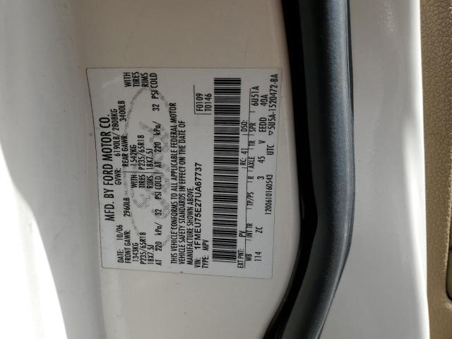 Photo 10 from auction – 2007 FORD EXPLORER L with VIN 1FMEU75E27UA67737