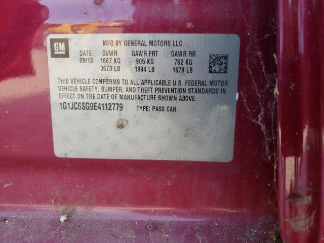 Photo 10 from auction – 2014 CHEVROLET SONIC with VIN 1G1JC6SG9E4112779
