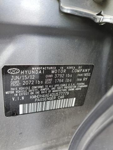Photo 10 from auction – 2013 HYUNDAI ELANTRA GL with VIN KMHDH4AE4DU577779