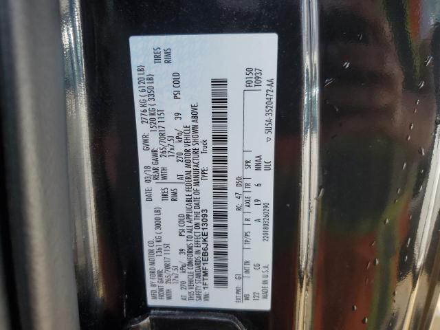 Photo 10 from auction – 2018 FORD F150 with VIN 1FTMF1EB6JKE13093