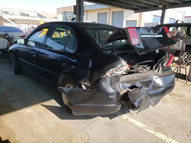 Photo 3 from auction – 2002 HONDA CIVIC LX with VIN 2HGES16562H600143