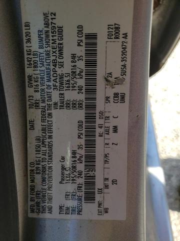 Photo 10 from auction – 2014 FORD FIESTA with VIN 3FADP4BJXEM159712