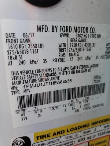 Photo 10 from auction – 2017 FORD EXPEDITION with VIN 1FMJU1JT1HEA84556