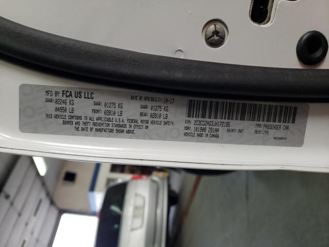 Photo 10 from auction – 2018 DODGE CHALLENGER with VIN 2C3CDZAG3JH172185