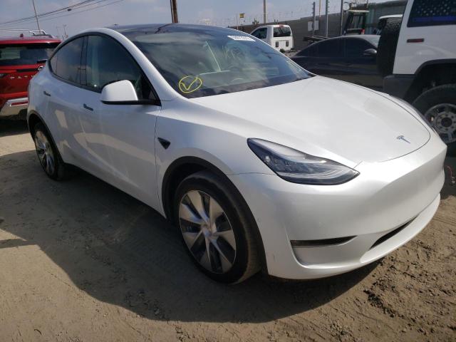 TESLA MODEL Y 2021 with VIN 5YJYGDEE3MF245991 - Photo from auction