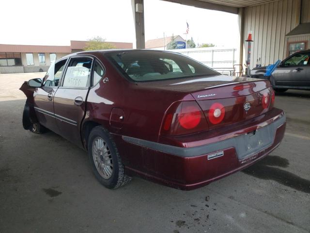 Photo 3 from auction – 2002 CHEVROLET IMPALA with VIN 2G1WF55K429102578