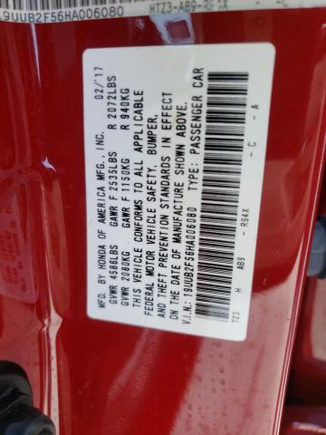 Photo 10 from auction – 2017 ACURA TLX TECH with VIN 19UUB2F56HA006080