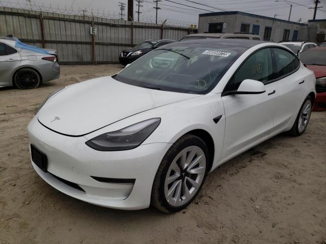 Photo 2 from auction – 2022 TESLA MODEL 3 with VIN 5YJ3E1EA9NF144144