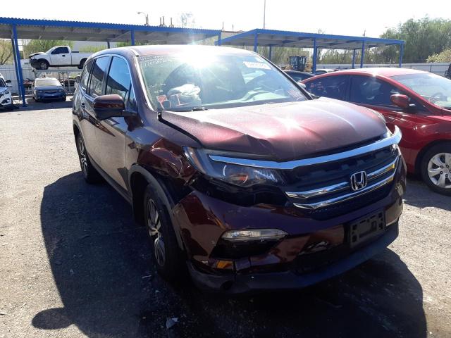 HONDA PILOT EX 2016 with VIN 5FNYF6H33GB064144 - Photo from auction