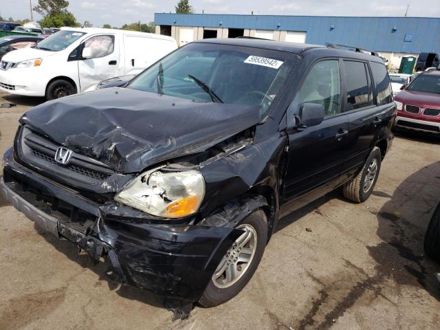 Photo 2 from auction – 2005 HONDA PILOT EX with VIN 2HKYF18465H506117