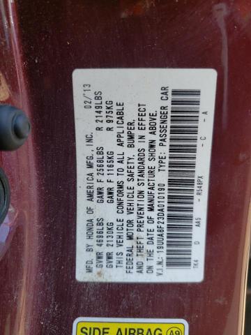 Photo 10 from auction – 2013 ACURA TL with VIN 19UUA8F23DA010190