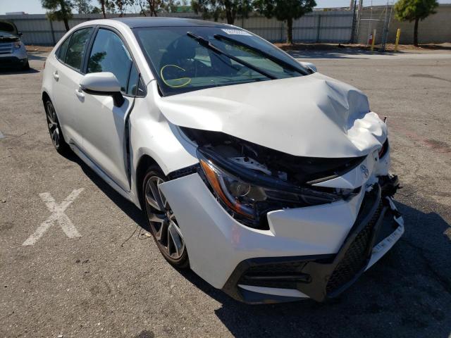 TOYOTA COROLLA SE 2021 with VIN 5YFS4MCE9MP084391 - Photo from auction