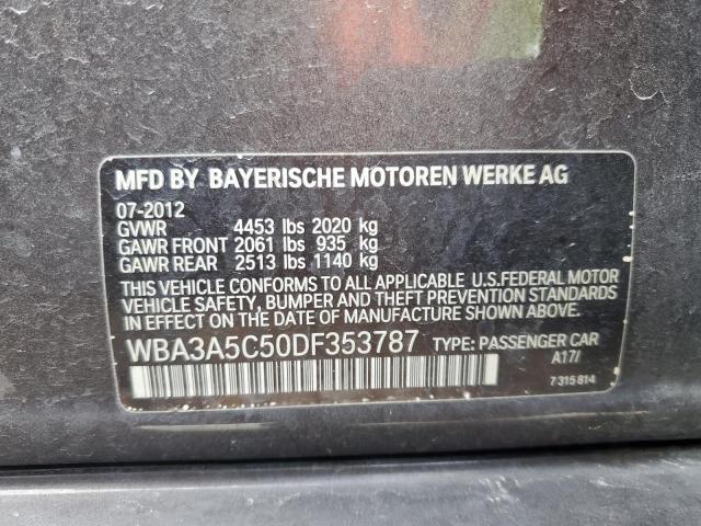 Photo 10 from auction – 2013 BMW 328 I with VIN WBA3A5C50DF353787