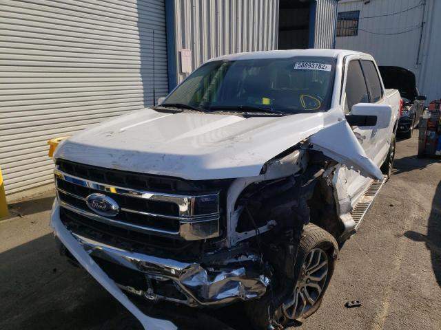 Photo 2 from auction – 2021 FORD F150 SUPER with VIN 1FTFW1CD7MFB79539