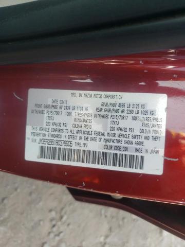 Photo 10 from auction – 2011 MAZDA CX-7 with VIN JM3ER2B51B0378905