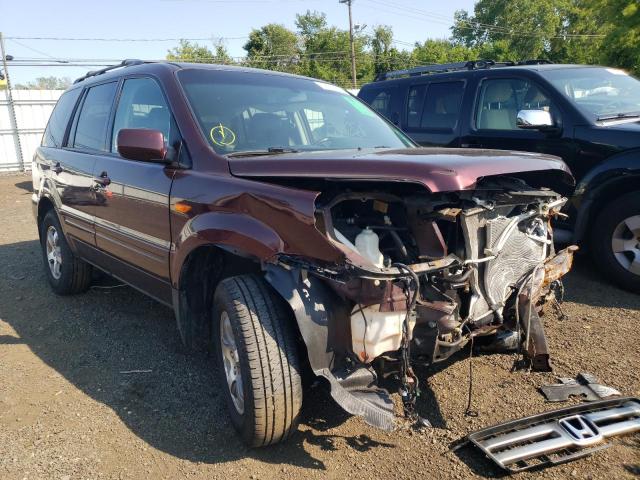 HONDA PILOT EXL 2007 with VIN 2HKYF18687H532304 - Photo from auction