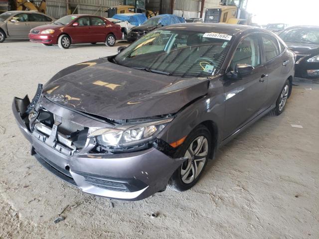 Photo 2 from auction – 2016 HONDA CIVIC LX with VIN 19XFC2F58GE055989