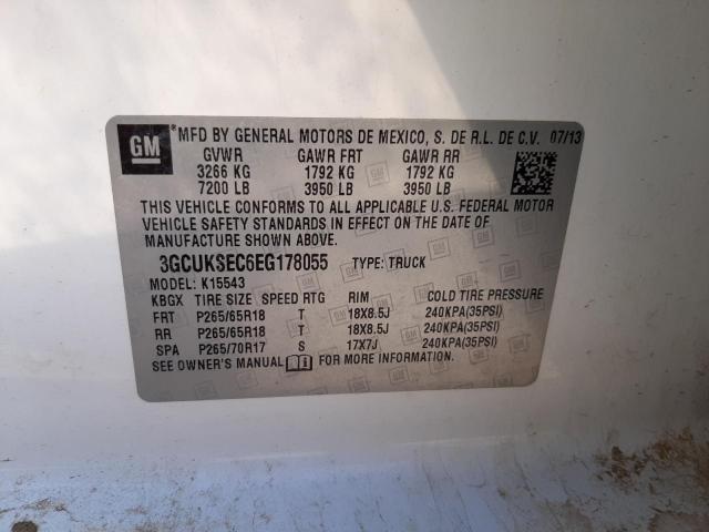 Photo 10 from auction – 2014 CHEVROLET SILVERADO with VIN 3GCUKSEC6EG178055