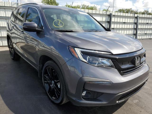 HONDA PILOT SE 2022 with VIN 5FNYF5H22NB029268 - Photo from auction