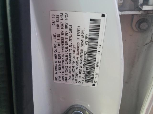 Photo 10 from auction – 2011 ACURA RDX with VIN 5J8TB2H24BA000963