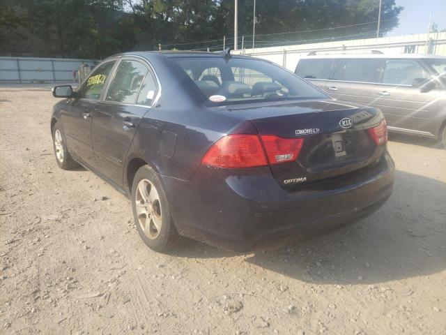 Photo 3 from auction – 2009 KIA OPTIMA LX with VIN KNAGE228495312656