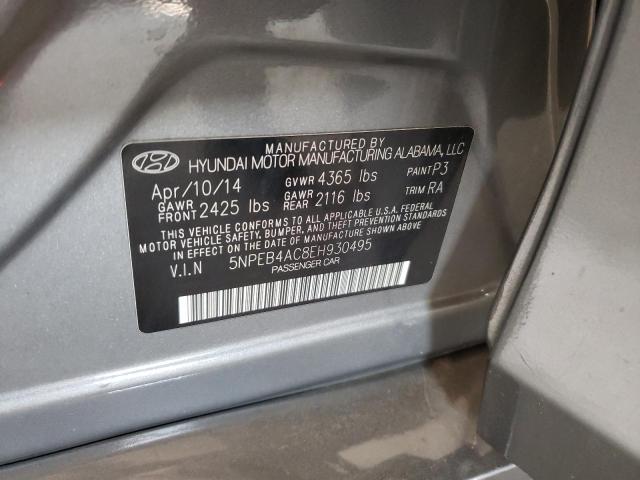 Photo 10 from auction – 2014 HYUNDAI SONATA GLS with VIN 5NPEB4AC8EH930495