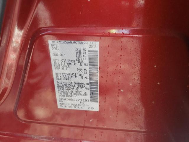 Photo 10 from auction – 2014 NISSAN PATHFINDER with VIN 5N1AR2MN6EC721193