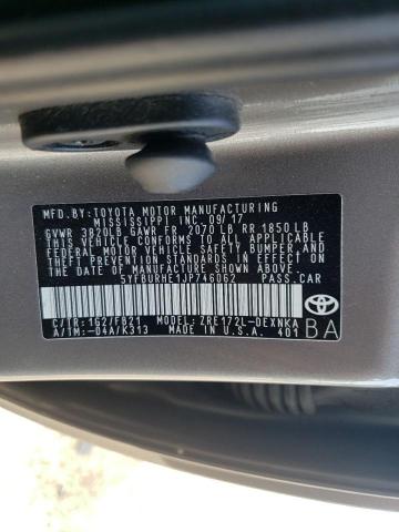 Photo 10 from auction – 2018 TOYOTA COROLLA L with VIN 5YFBURHE1JP746062