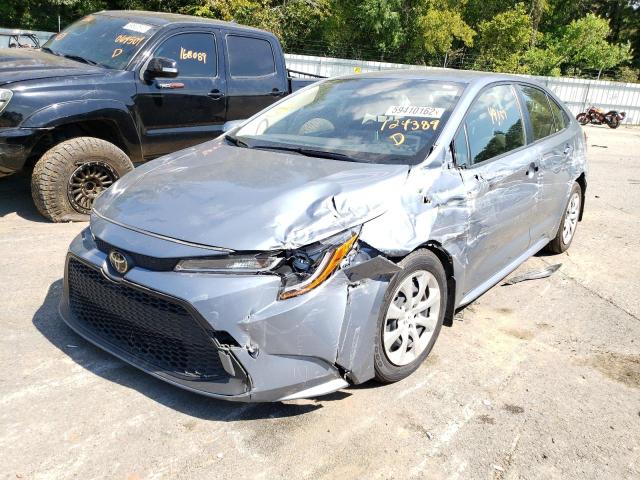Photo 2 from auction – 2021 TOYOTA COROLLA LE with VIN JTDEPMAEXMJ124389