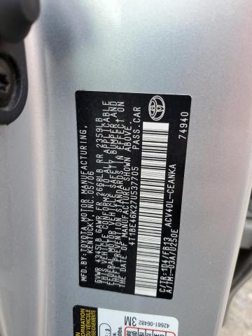 Photo 10 from auction – 2007 TOYOTA CAMRY with VIN 4T1BE46K27U537705