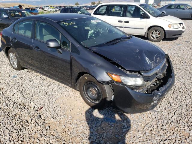 HONDA CIVIC LX 2012 with VIN 19XFB2F58CE084857 - Photo from auction
