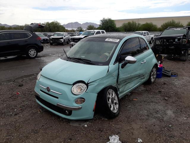 Photo 2 from auction – 2017 FIAT 500 LOUNGE with VIN 3C3CFFCR7HT550677