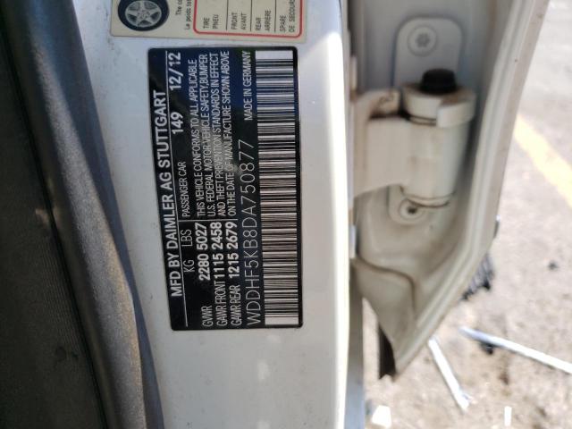 Photo 10 from auction – 2013 MERCEDES-BENZ E 350 with VIN WDDHF5KB8DA750877