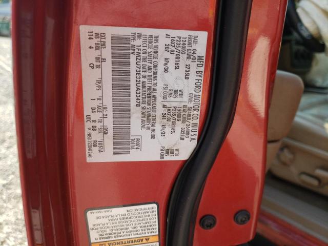 Photo 10 from auction – 2002 FORD EXPLORER X with VIN 1FMZU73E32UA33478