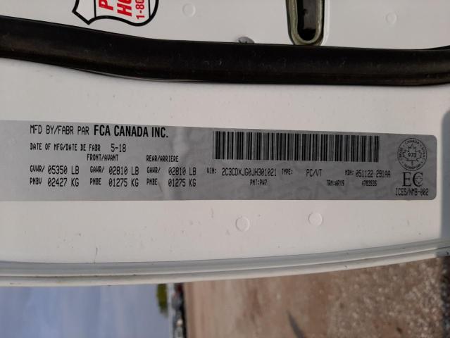 Photo 10 from auction – 2018 DODGE CHARGER GT with VIN 2C3CDXJG0JH301021