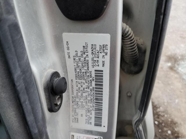 Photo 10 from auction – 2004 LEXUS GX 470 with VIN JTJBT20X240041998